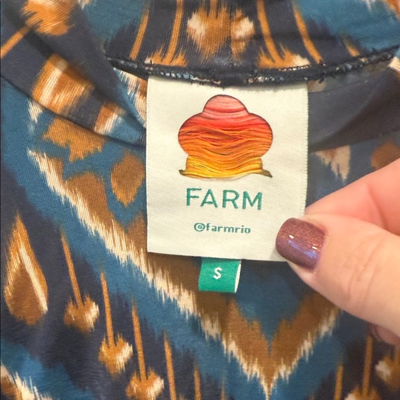 Farm Rio Patterned Long Sleeve Top - Picture 3 of 5